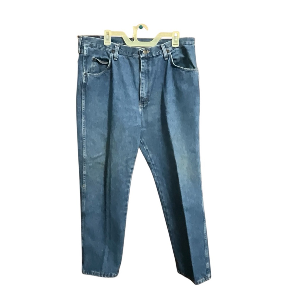 Wrangler Men's Blue Denim Jeans 38x29  Straight Leg 96501DS